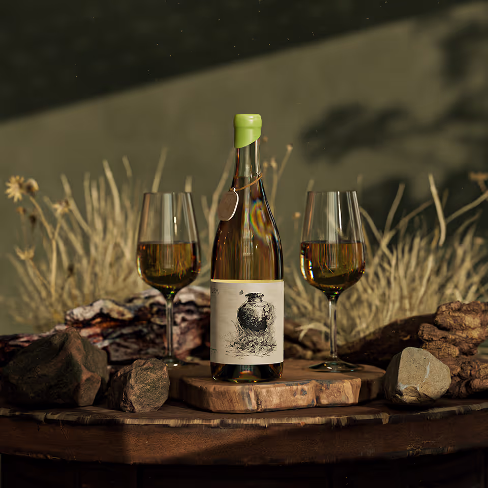 Pupa Wine — label and brand design by Tonemaki